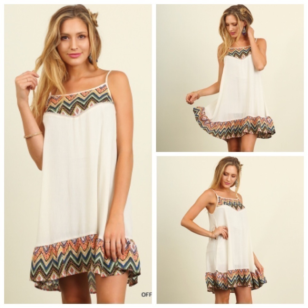 Spaghetti Strap A-Line Dress